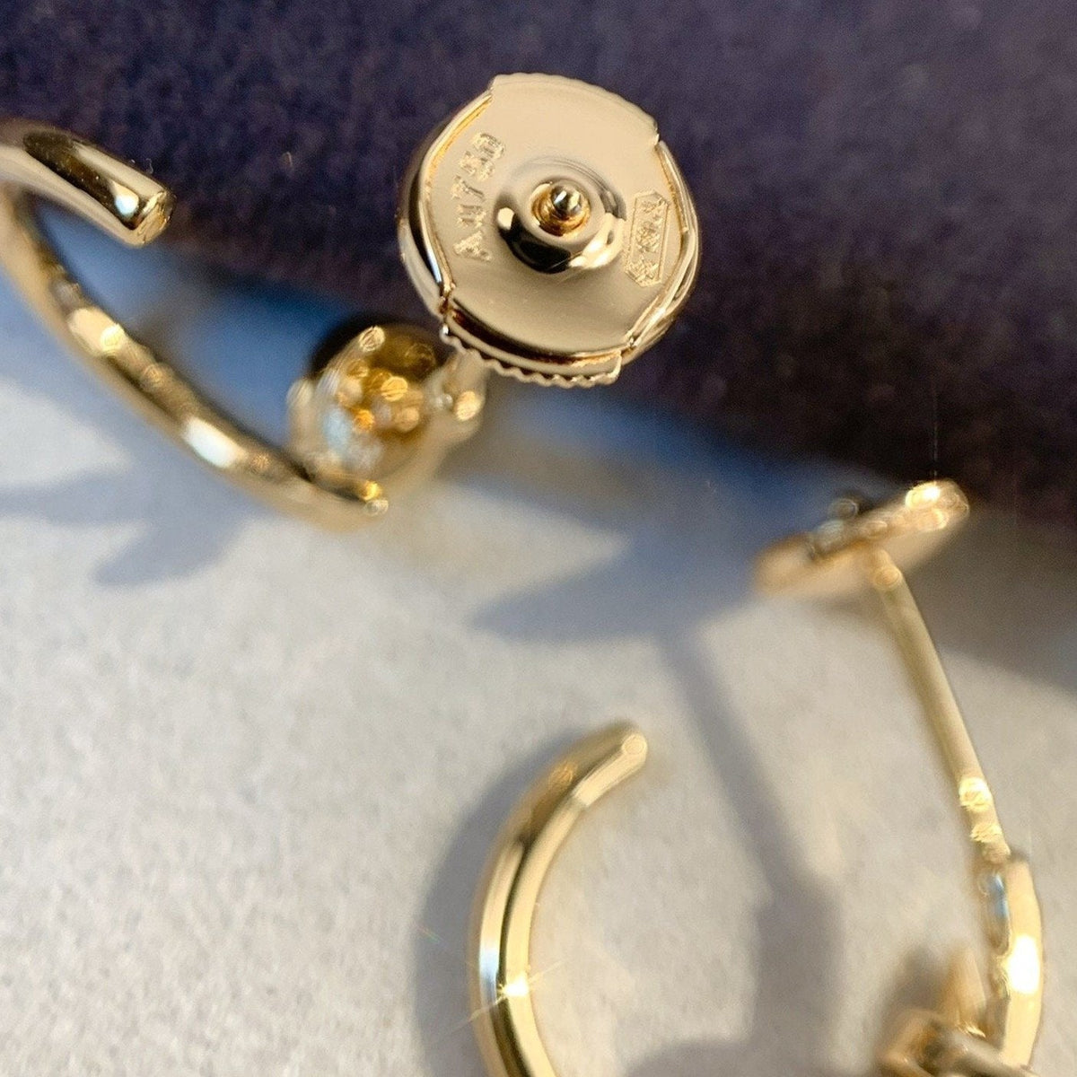[Leaves]JUSTE EARRINGS PINK GOLD