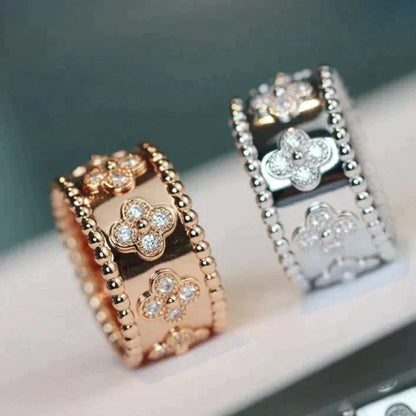 [Leaves]CLOVER KALEIDOSCOPE RING 10MM