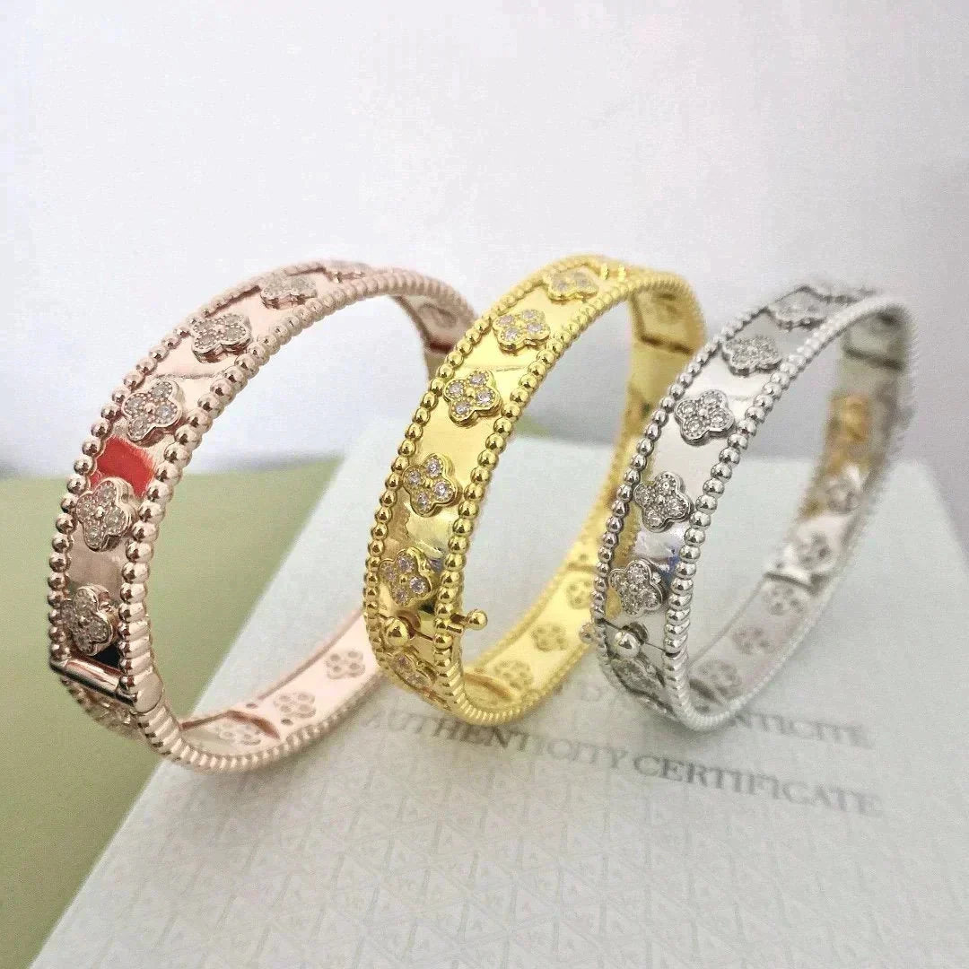 [Leaves]CLOVER BRACELET 8MM DIAMONDS