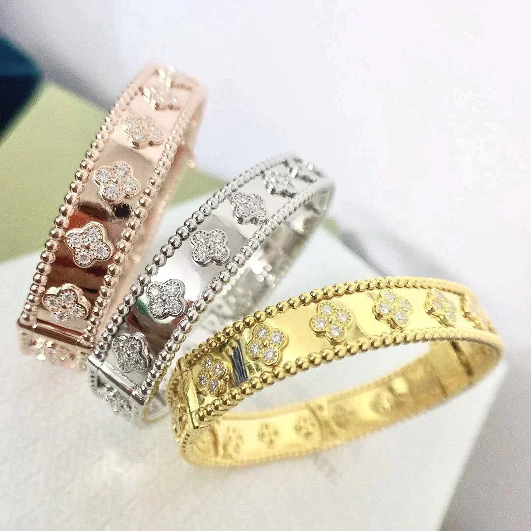 [Leaves]CLOVER BRACELET 8MM DIAMONDS