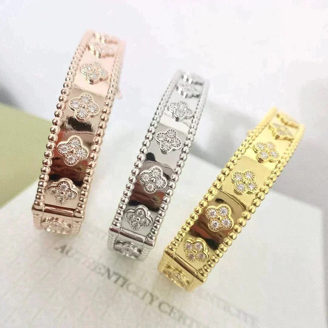 [Leaves]CLOVER BRACELET 8MM DIAMONDS