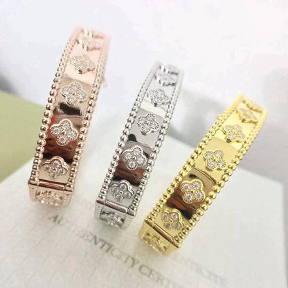 [Leaves]CLOVER BRACELET 8MM DIAMONDS