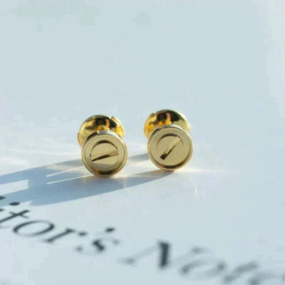 [Leaves]LOVE EARRINGS GOLD 10MM