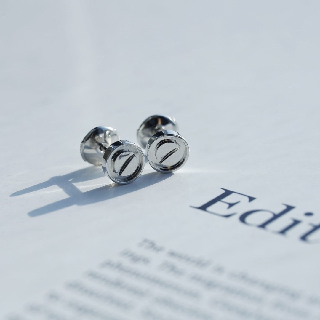 [Leaves]LOVE EARRINGS SILVER 10MM