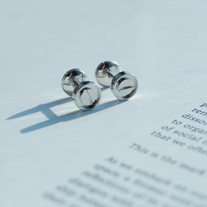 [Leaves]LOVE EARRINGS SILVER 10MM