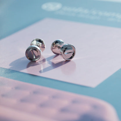 [Leaves]LOVE EARRINGS SILVER 10MM