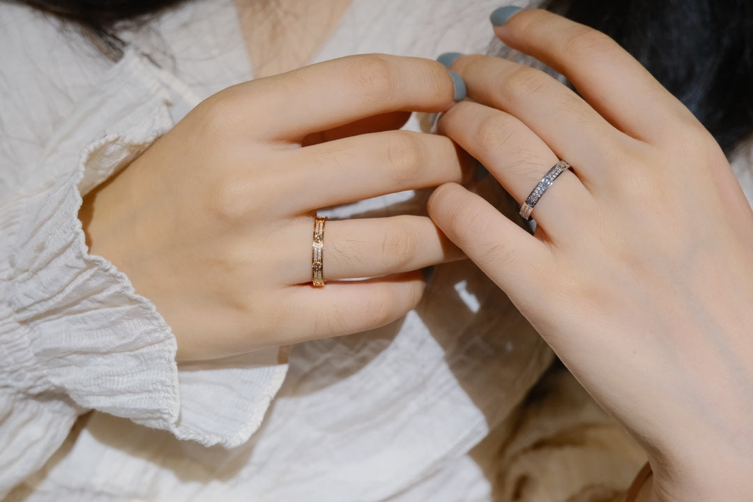 [Leaves]LOVE RING 2.65MM DIAMOND