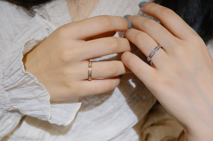 [Leaves]LOVE RING 2.65MM DIAMOND