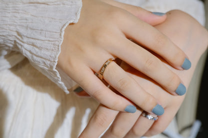 [Leaves]LOVE RING 2.65MM DIAMOND