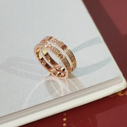 [Leaves]LOVE RING 2.65MM DIAMOND