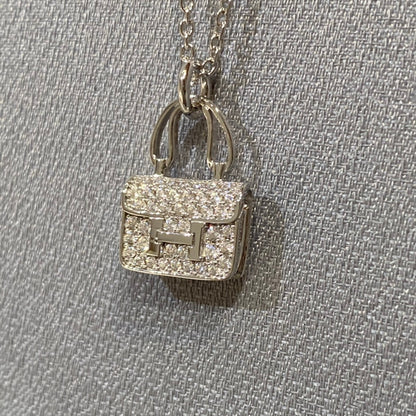 [Leaves]CONSTANCE PEDANT DIAMOND NECKLACE