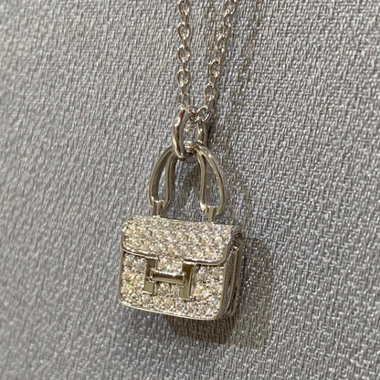 [Leaves]CONSTANCE PEDANT DIAMOND NECKLACE