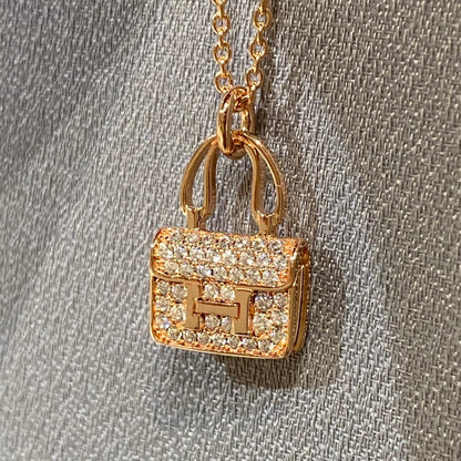 [Leaves]CONSTANCE PEDANT DIAMOND NECKLACE