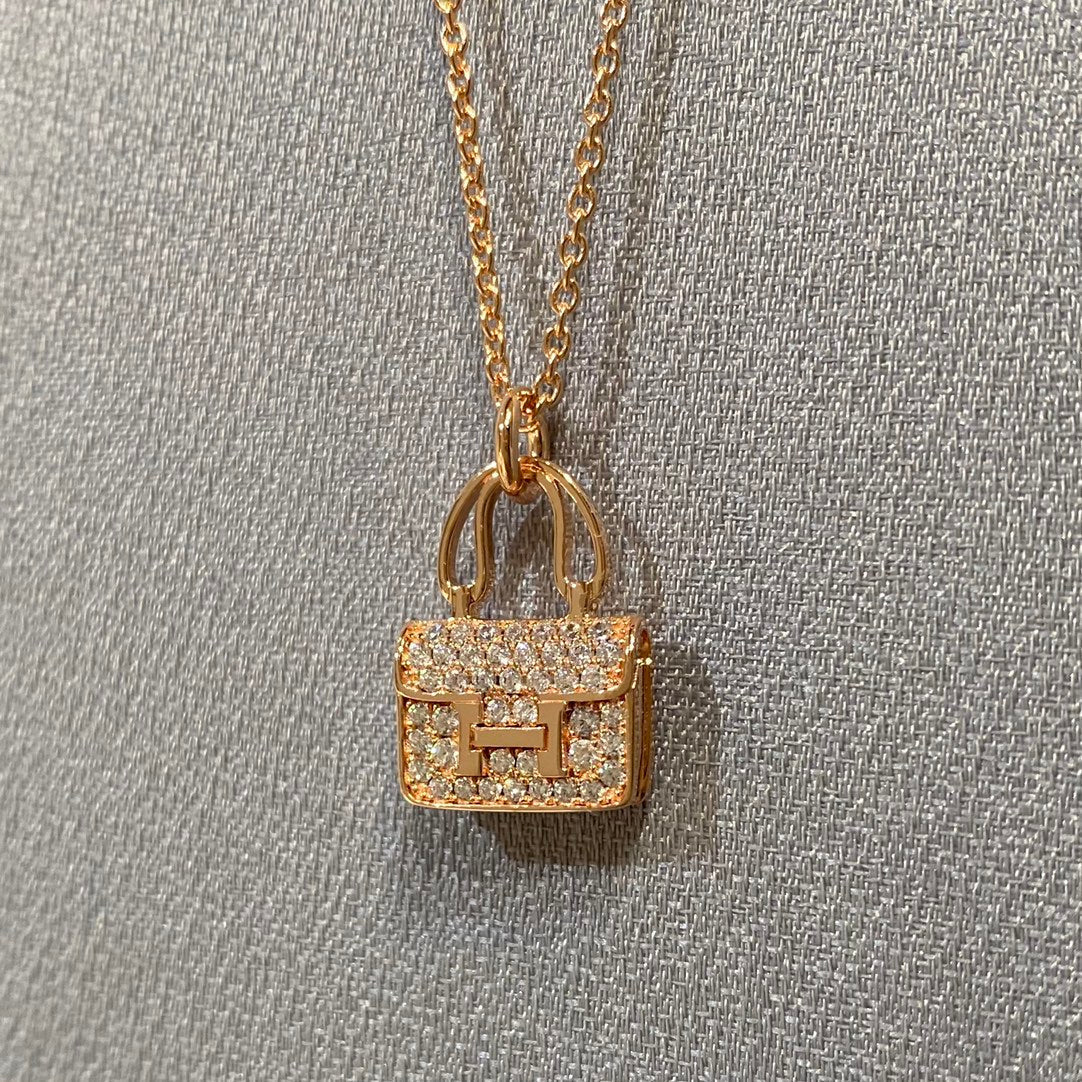 [Leaves]CONSTANCE PEDANT DIAMOND NECKLACE