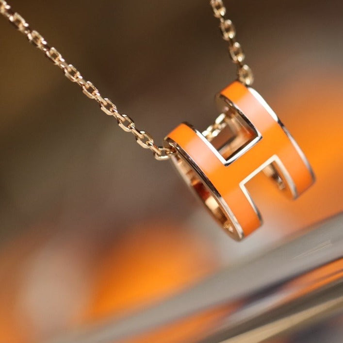[Leaves]POP H PEDANT ROSE GOLD