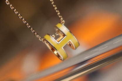 [Leaves]POP H PEDANT ROSE GOLD
