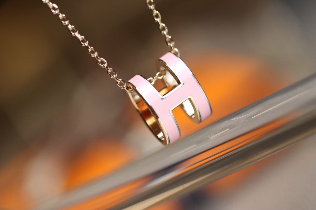 [Leaves]POP H PEDANT ROSE GOLD