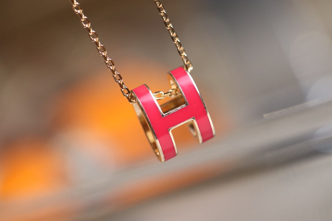 [Leaves]POP H PEDANT ROSE GOLD