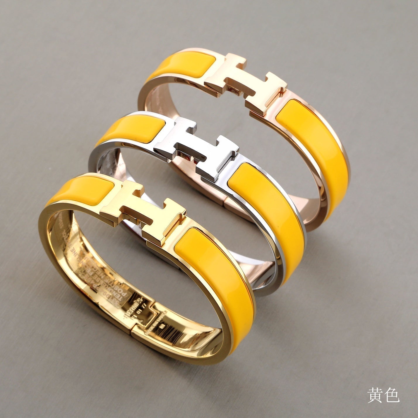 [Leaves]H YELLOW BRACELET