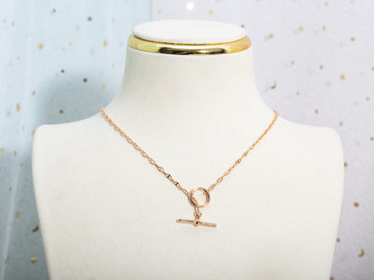[Leaves]ECHAPPEE NECKLACE ROSE GOLD