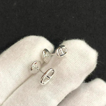 [Leaves]CHAINE SMALL EARRINGS GOLD AND SILVER