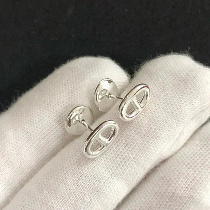 [Leaves]CHAINE SMALL EARRINGS GOLD AND SILVER