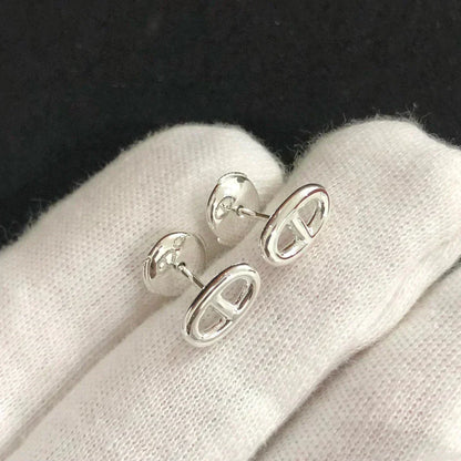 [Leaves]CHAINE SMALL EARRINGS GOLD AND SILVER