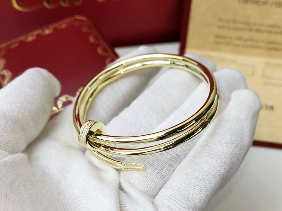 [Leaves]JUSTE BRACELET 3.5MM DOUBLE ROW DIAMOND