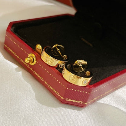 [Leaves]LOVE EARRINGS 5.7MM 2 DIAMONDS