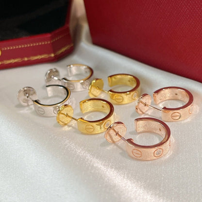 [Leaves]LOVE EARRINGS 5.7MM 2 DIAMONDS