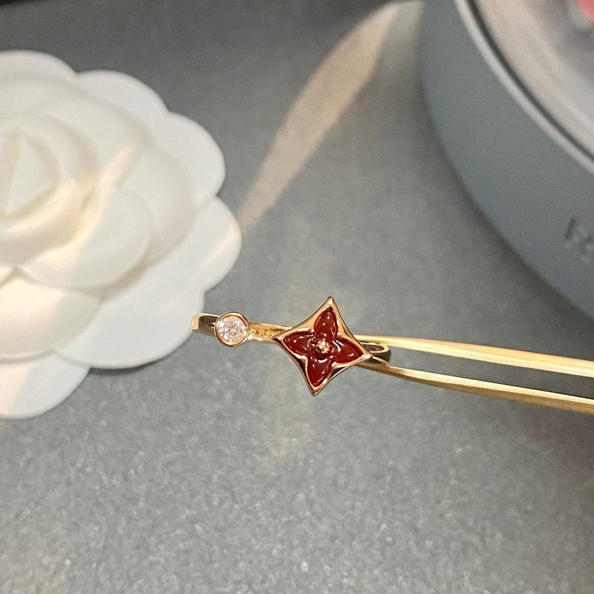 [Leaves]STAR 1 DIAMOND OPEN RING