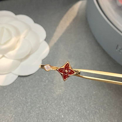 [Leaves]STAR 1 DIAMOND OPEN RING