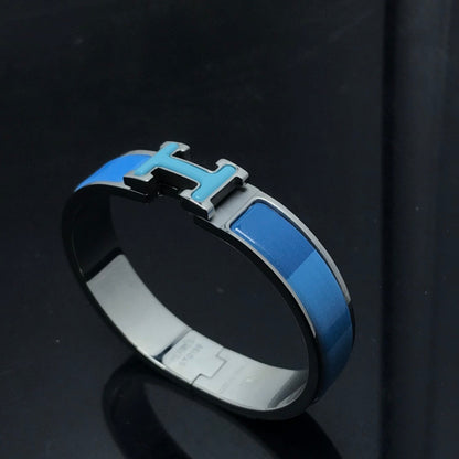 [Leaves]H BRACELET BLUE RAINBOW CERAMIC