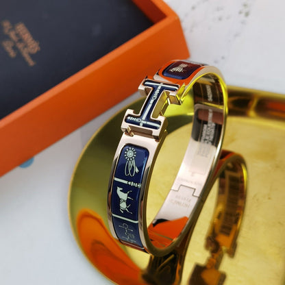 [Leaves]H COUVERTURES DARK BLUE BRACELET