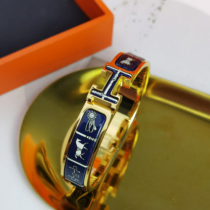[Leaves]H COUVERTURES DARK BLUE BRACELET