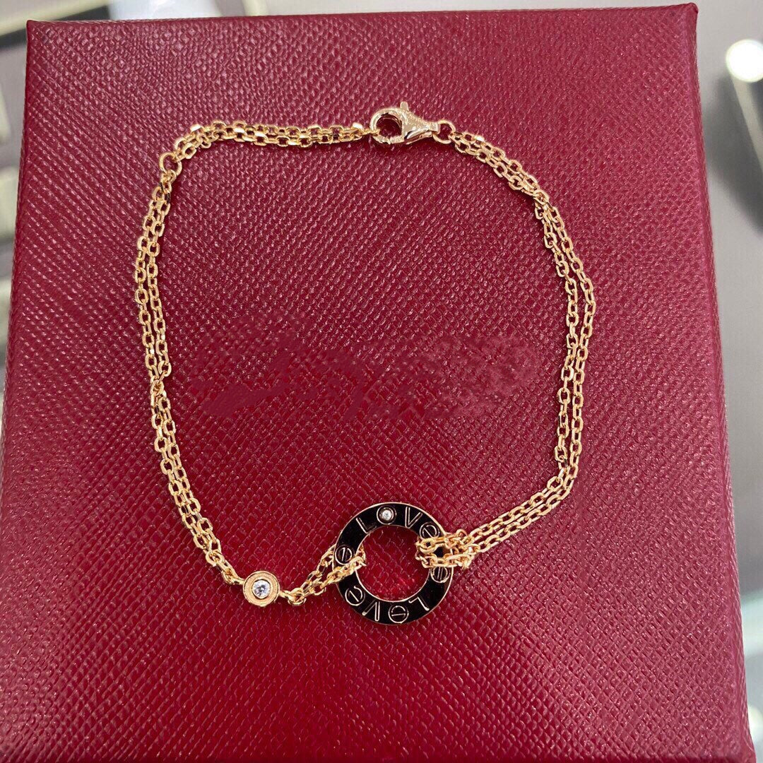 [Leaves]LOVE BRACELET 2 DIAMOND
