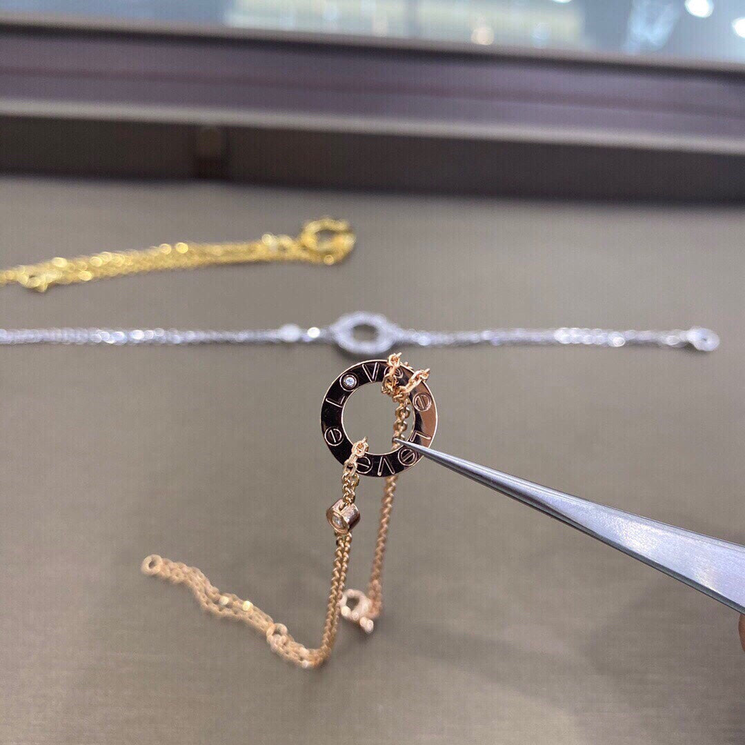 [Leaves]LOVE BRACELET 2 DIAMOND