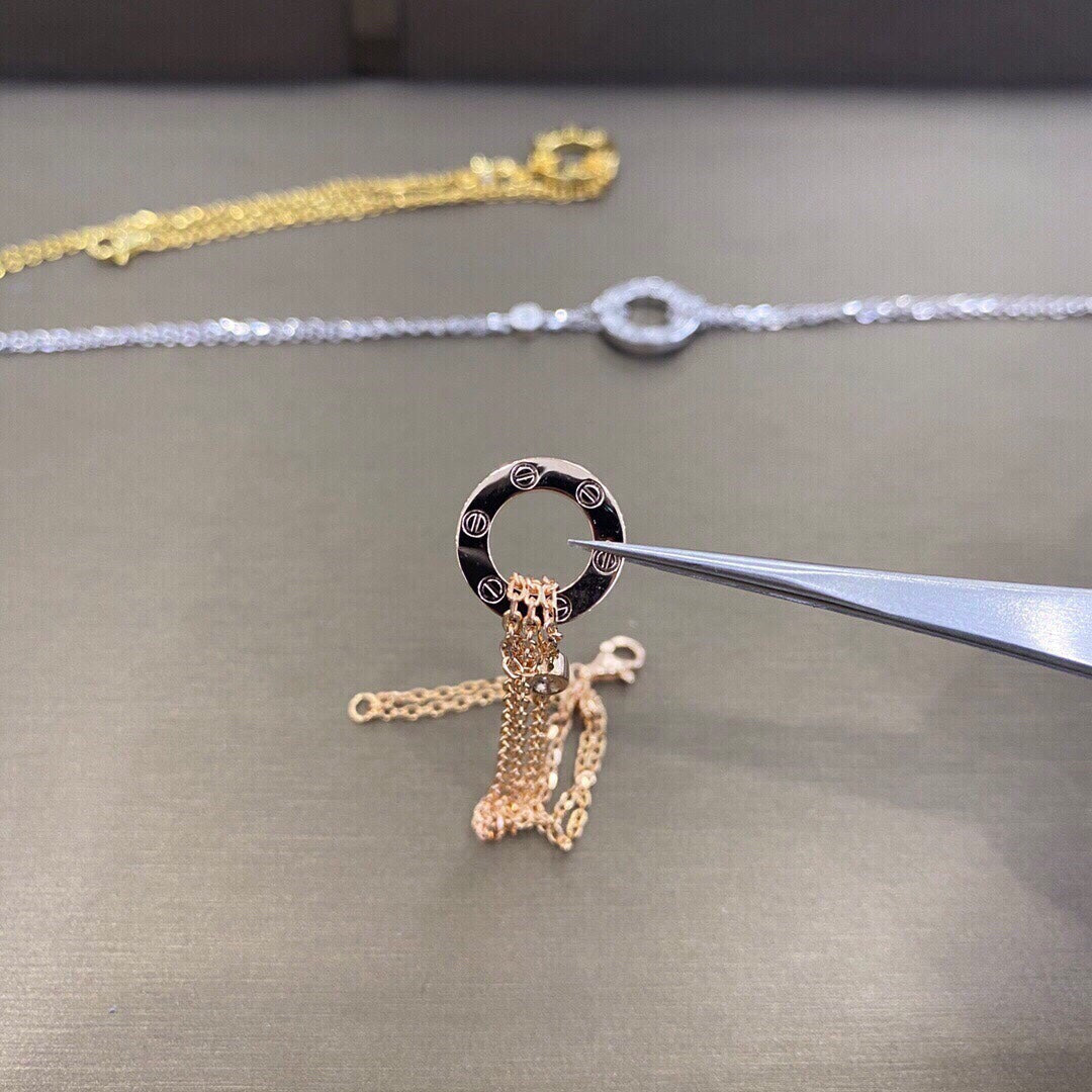 [Leaves]LOVE BRACELET 2 DIAMOND