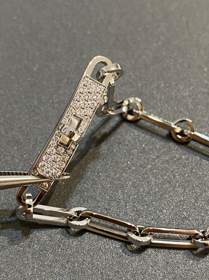 [Leaves]CHAINE BRACELET SMALL MODEL DIAMOND