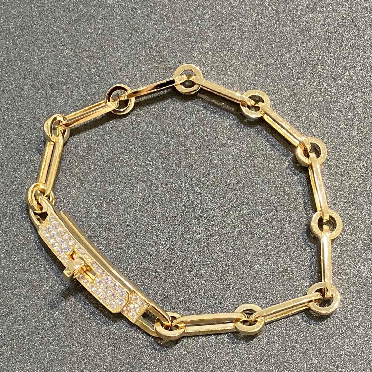 [Leaves]CHAINE BRACELET SMALL MODEL DIAMOND
