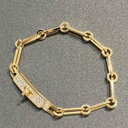 [Leaves]CHAINE BRACELET SMALL MODEL DIAMOND