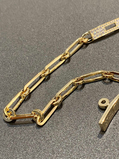 [Leaves]CHAINE BRACELET SMALL MODEL DIAMOND
