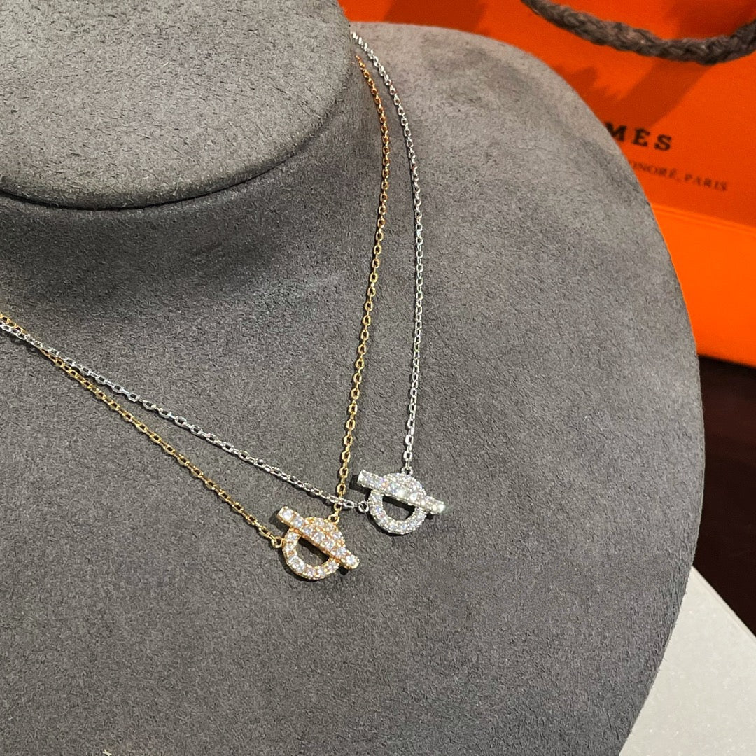 [Leaves]ECHAPEE NECKLACE DIAMOND
