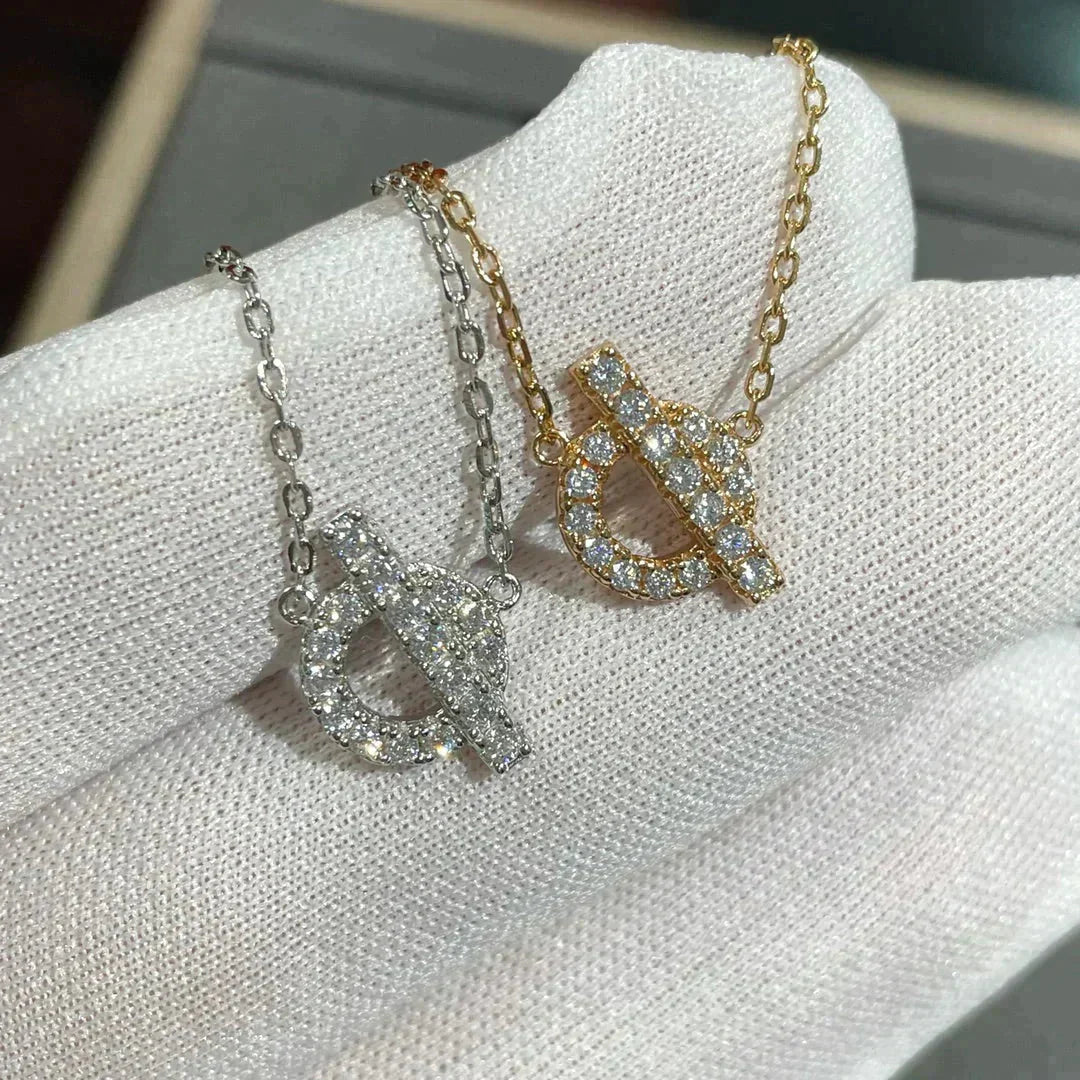[Leaves]ECHAPEE NECKLACE DIAMOND