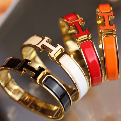 [Leaves]H BRACELET 12MM GOLD