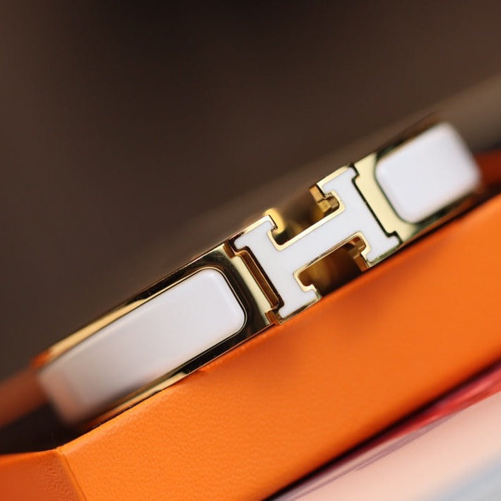 [Leaves]H BRACELET 12MM GOLD