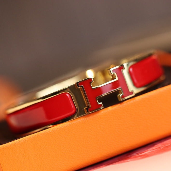 [Leaves]H BRACELET 12MM GOLD