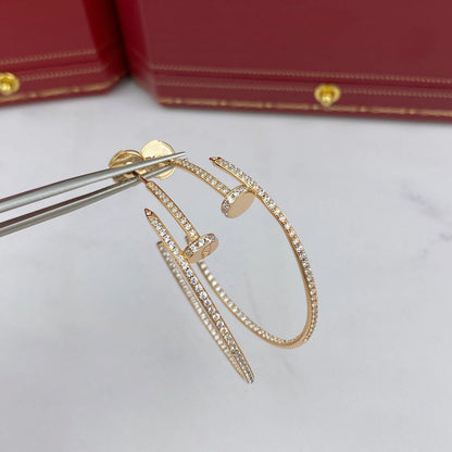 [Leaves]JUSTE EARRINGS FULL DIAMONDS 1.8MM