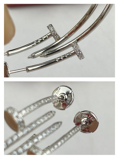 [Leaves]JUSTE EARRINGS FULL DIAMONDS 1.8MM