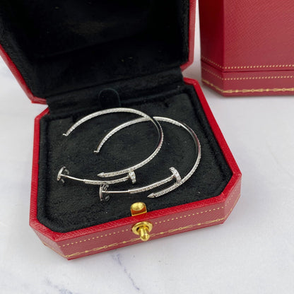 [Leaves]JUSTE EARRINGS FULL DIAMONDS 1.8MM